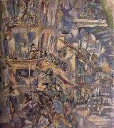 Jules Pascin View by Balcony oil painting artist
